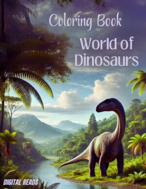 Coloring Book - World Of Dinosaurs